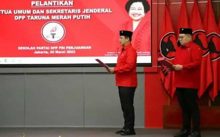 Hendi Resmi Jadi Ketua Umum Taruna Merah Putih, Targetkan Kemenangan Hattrick PDI Perjuangan di 2024