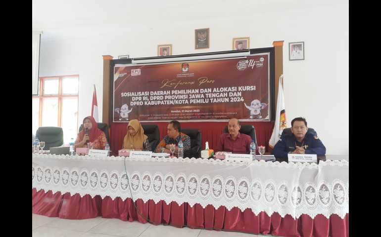 Ketua KPU Kendal, Dapil 5 Tidak Ada Tambahan Pasalnya Jumlah Penduduk Paling Sedikit
