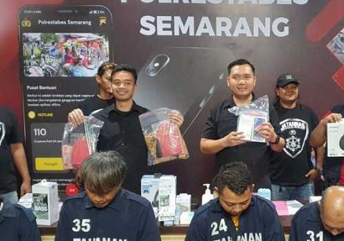 Raup Keuntungan Rp 1,2 M, Polisi Tangkap 4 Pencuri Smartphone