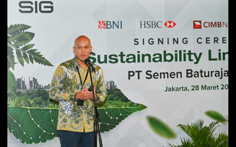 Semen Baturaja Raih Kredit Sindikasi Berkelanjutan  Senilai Rp901,425 Miliar dari Empat Bank