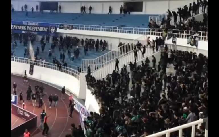 Sempat Ricuh pada Pertandingan PSIS Vs PSS