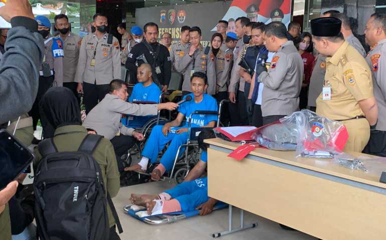 Melawan Saat Ditangkap, Komplotan Rampok Bersenpi Berhasil Diringkus Polisi