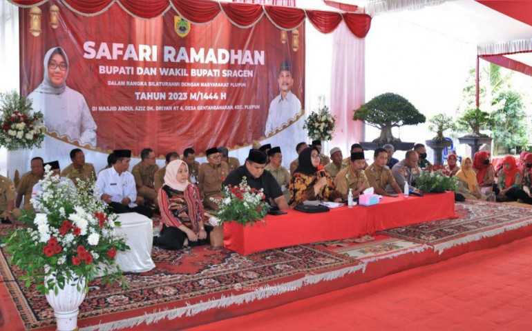 Sambut Lebaran, Bupati Sragen Minta Masyarakat Ajak Saudaranya Belanja dan Wisata di Sragen