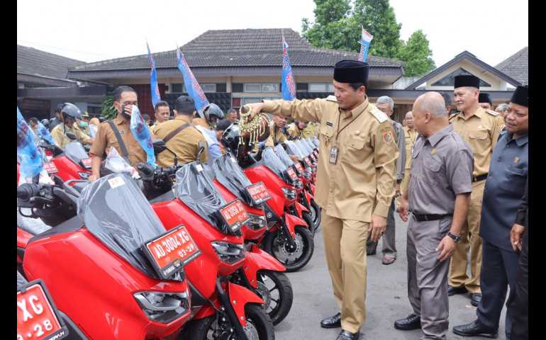Kades dan Lurah Terima Kendaraan Dinas Baru, Bupati Wonogiri: Jangan Disalahgunakan