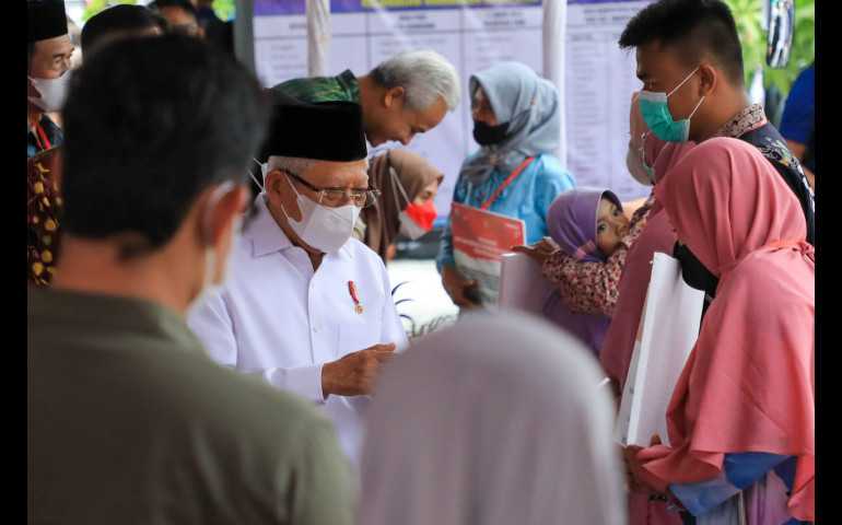 Wapres Senang, Penurunan Angka Kemiskinan Ekstrem di Jateng Sesuai Harapan