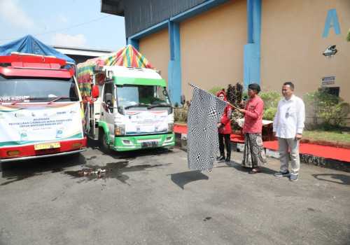 Kendalikan Inflasi, Pemprov Jateng Lepas Penyaluran Bantuan Pangan