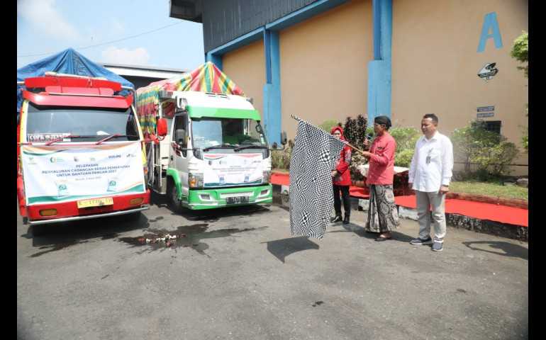 Kendalikan Inflasi, Pemprov Jateng Lepas Penyaluran Bantuan Pangan