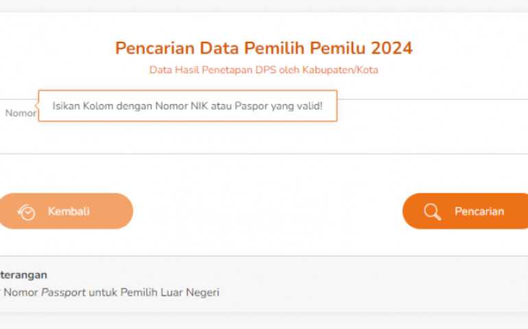 Sudahkah Namamu Terdaftar Sebagai Pemilih di Pemilu 2024? Cek Disini!