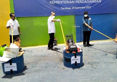 Kemendag Musnahkan Produk Impor Ilegal Senilai Rp 11 Miliar