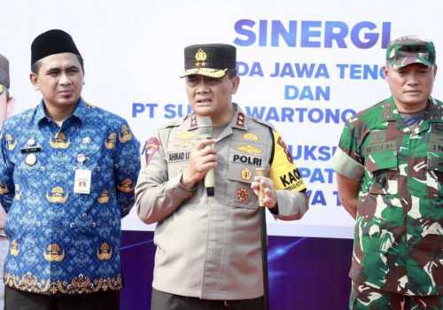Polda Jateng Gelar Apel Pasukan Ketupat Candi 2023: Jamin Keamanan Perayaan Idul Fitri