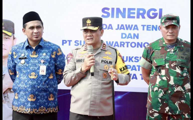 Polda Jateng Gelar Apel Pasukan Ketupat Candi 2023: Jamin Keamanan Perayaan Idul Fitri