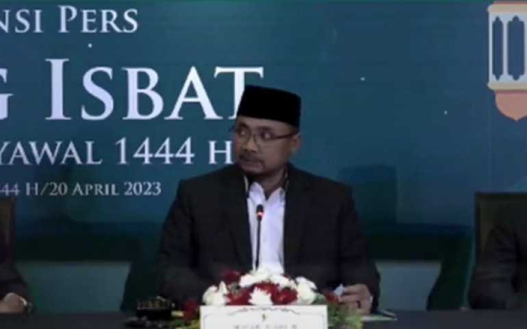 Pemerintah Tetapkan Idul Fitri 1444 H Jatuh Pada 22 April 2023