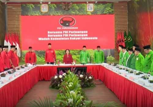 Pertemuan PPP dan PDI Perjuangan, Hasto: Buah Semangka Hijau Isinya Merah