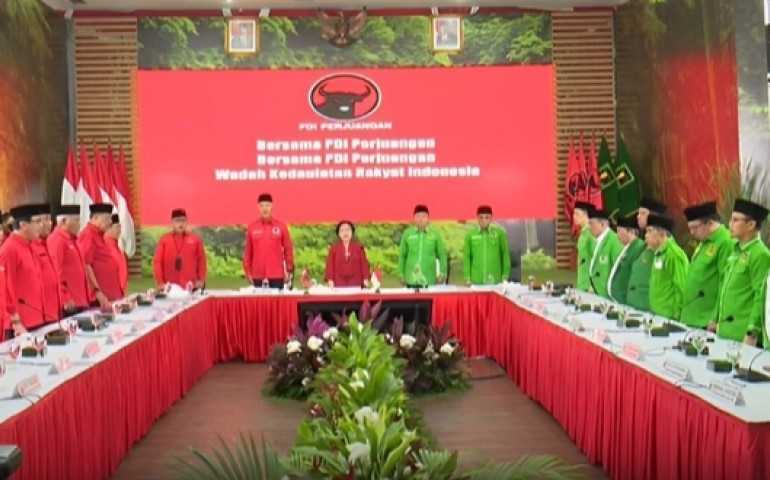 Pertemuan PPP dan PDI Perjuangan, Hasto: Buah Semangka Hijau Isinya Merah