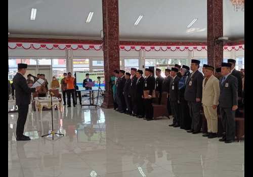 Bupati Dico Lantik Pimpinan Pratama dan Jabatan Administrator