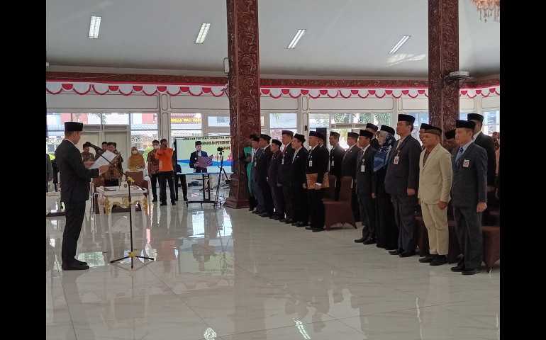 Bupati Dico Lantik Pimpinan Pratama dan Jabatan Administrator