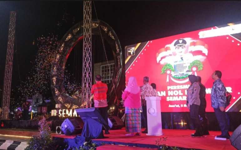 Jadi Tempat Wisata Baru, Taman Nol Kilometer Jadi Simpul Kota Semarang