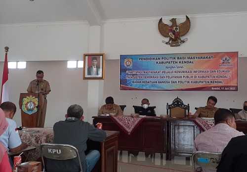 Kesbangpol Kabupaten Kendal Minta Awak Media Ikut Sukseskan Pemilu 2024