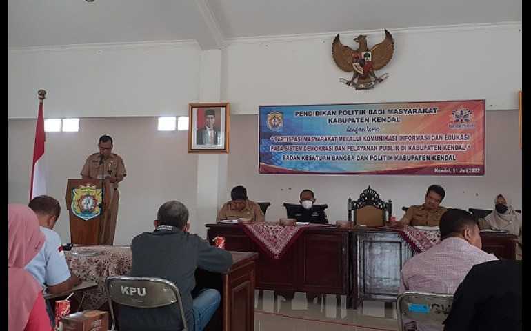 Kesbangpol Kabupaten Kendal Minta Awak Media Ikut Sukseskan Pemilu 2024