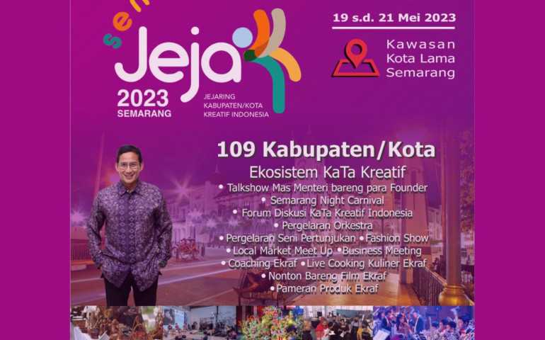 Catat! Semarak Jejak Kreatif 2023 Digelar di Semarang, Bakal Ada Pertunjukan Spektakuler