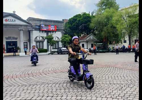Keren ! Pemkot Semarang Bersama Beam Luncurkan Sepeda Listrik Sewaan