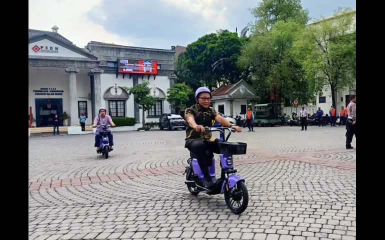 Keren ! Pemkot Semarang Bersama Beam Luncurkan Sepeda Listrik Sewaan