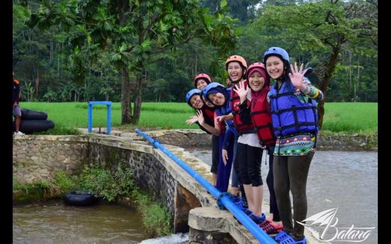 Tubing Pandansari, Wisata Andalan Batang; Pengunjung Bisa Camping, Outbound dan Tubing Khas Pedesaan