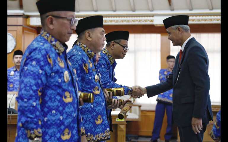 Empat Pj Kepala Daerah di Jateng Diperpanjang, Ganjar: Jaga Integritas dan Kondusifitas Jelang Pemilu