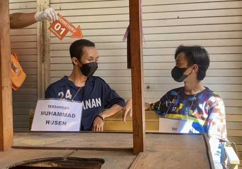 Pembunuhan Dicor Semarang, Pelaku dan Saksi Lakukan Rekonstruksi 102 Adegan