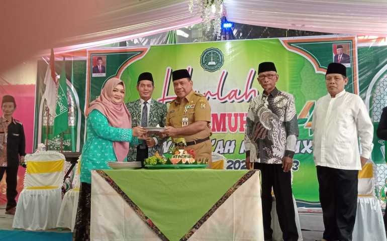 Harlah MTs NU 08 Gemuh Kendal, Wabup Imbau Siswa Ikuti Jejak Para Kyai