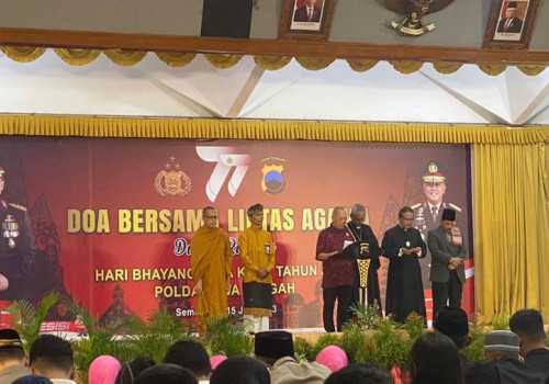 Rangkaian HUT Bhayangkara ke-77, Polda Jateng Berharap Tahapan Pemilu Berjalan Lancar