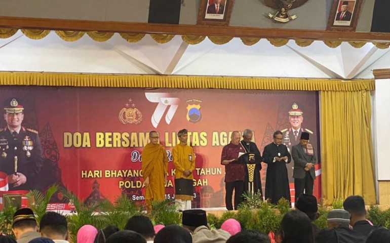 Rangkaian HUT Bhayangkara ke-77, Polda Jateng Berharap Tahapan Pemilu Berjalan Lancar
