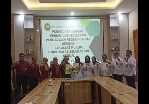 Kolaborasi FH Universitas Selamat Sri Kendal dengan Pengadilan Negeri, Kembangkan Pengetahuan Hukum di Lingkungan Masyarakat