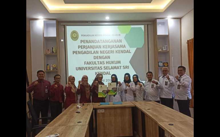 Kolaborasi FH Universitas Selamat Sri Kendal dengan Pengadilan Negeri, Kembangkan Pengetahuan Hukum di Lingkungan Masyarakat