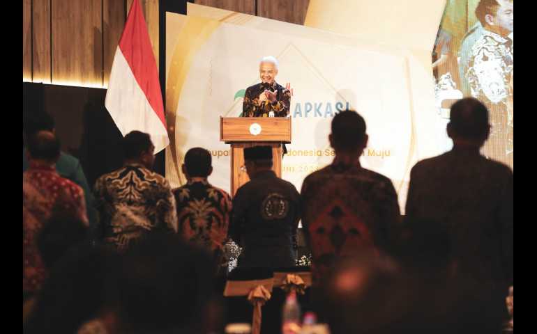 23 Tahun Apkasi, Ini Pesan Ganjar di Hadapan Bupati se-Indonesia