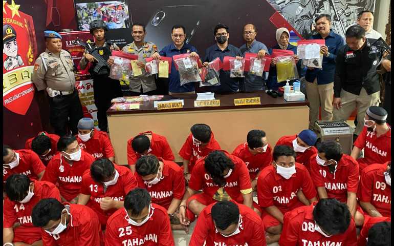 Selama 3 Bulan, Polrestabes Semarang Ungkap 35 Kasus
