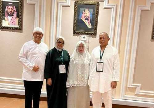 Momen Pertemuan Anis dan Puan Usai Lempar Jumrah, Bicara Santai dan Saling Mendoakan