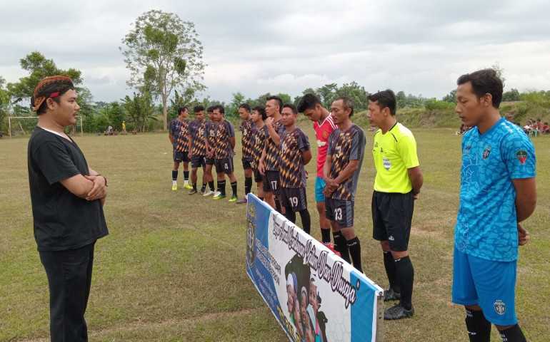 Sepak Bola Laga Amal Dibuka oleh Kepala desa Magersari Kendal, Diawali dengan Pertandingan Kuda Laut FC vs Bonsari FC