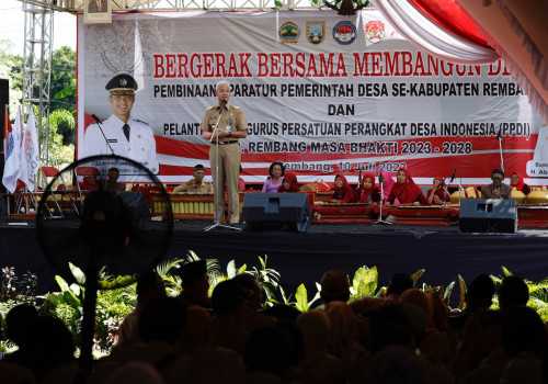 Pesan Ganjar ke Aparatur Pemdes di Rembang: Jangan Korupsi, Jangan Ada Pungli