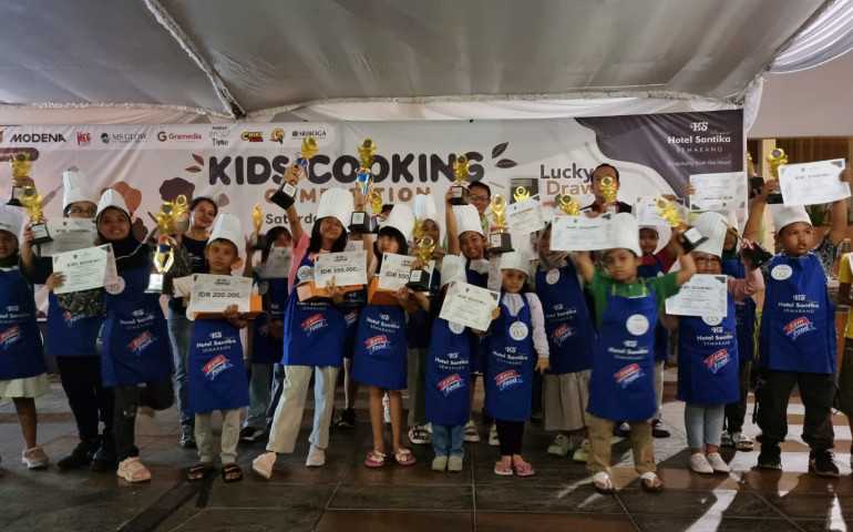 Ajang Tingkatkan Kreatifitas Anak, Hotel Santika Premiere Semarang Adakan Kids Cooking Competition