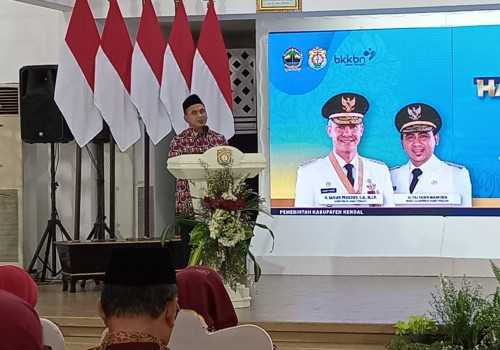 Peringatan Harganas 2023 di Kendal, Wagub Taj Yasin : Kuatkan Ketahanan di Lingkungan Keluarga