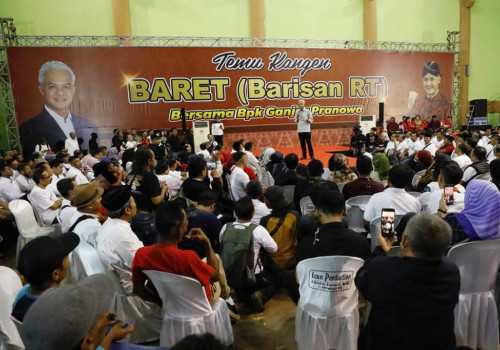 Barisan Ketua RT di Ngawi Siap Dukung Ganjar Presiden 2024