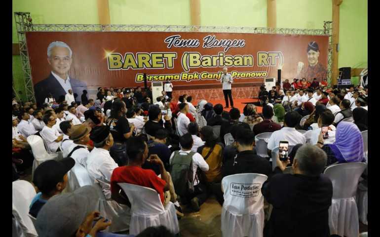 Barisan Ketua RT di Ngawi Siap Dukung Ganjar Presiden 2024