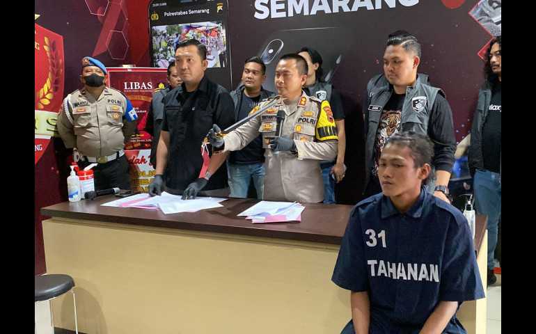 Polisi Tangkap Pembacok di Kostel Semarang