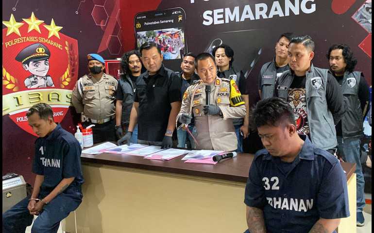 Polisi Bekuk Dua Pelaku Pembacokan di GBL Semarang