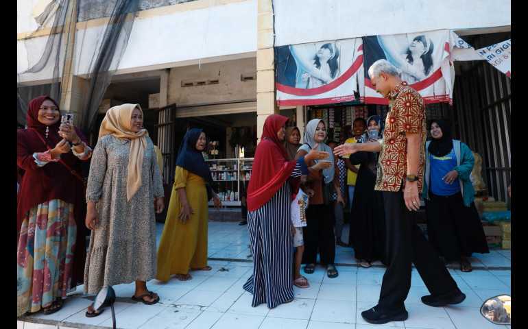 Pasar Wonopolo Selesai Direvitalisasi, Ganjar Minta Pedagang dan Pengelola Jaga Kebersihan