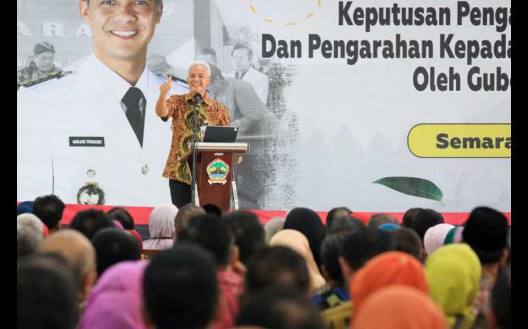 Beri Pengarahan Kepsek se-Jateng, Ganjar Tegaskan Larangan Pungli di Sekolah