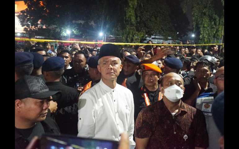 Pastikan Keamanan Jalur, Ganjar Tinjau Lokasi Kecelakaan KA Brantas
