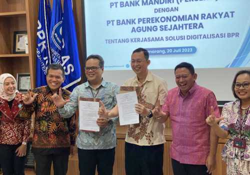 BPR AS Gandeng Bank Mandiri Kembangkang Solusi Digitalisasi