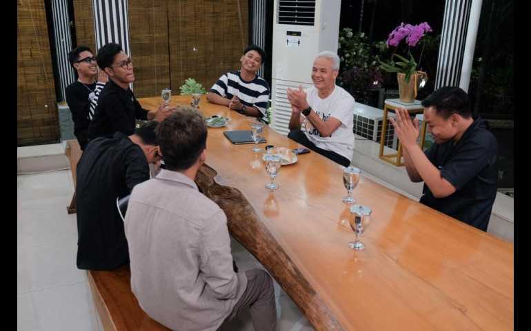 Terkesan Pertemuannya dengan Ganjar, Aftershine: Ngobrolnya Nyambung Banget
